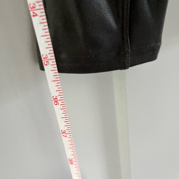 Spanx Faux graphite Moto Leather Leggings - Picture 5 of 6